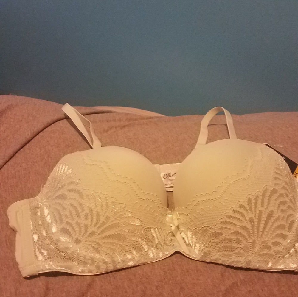 Lace bra mint green